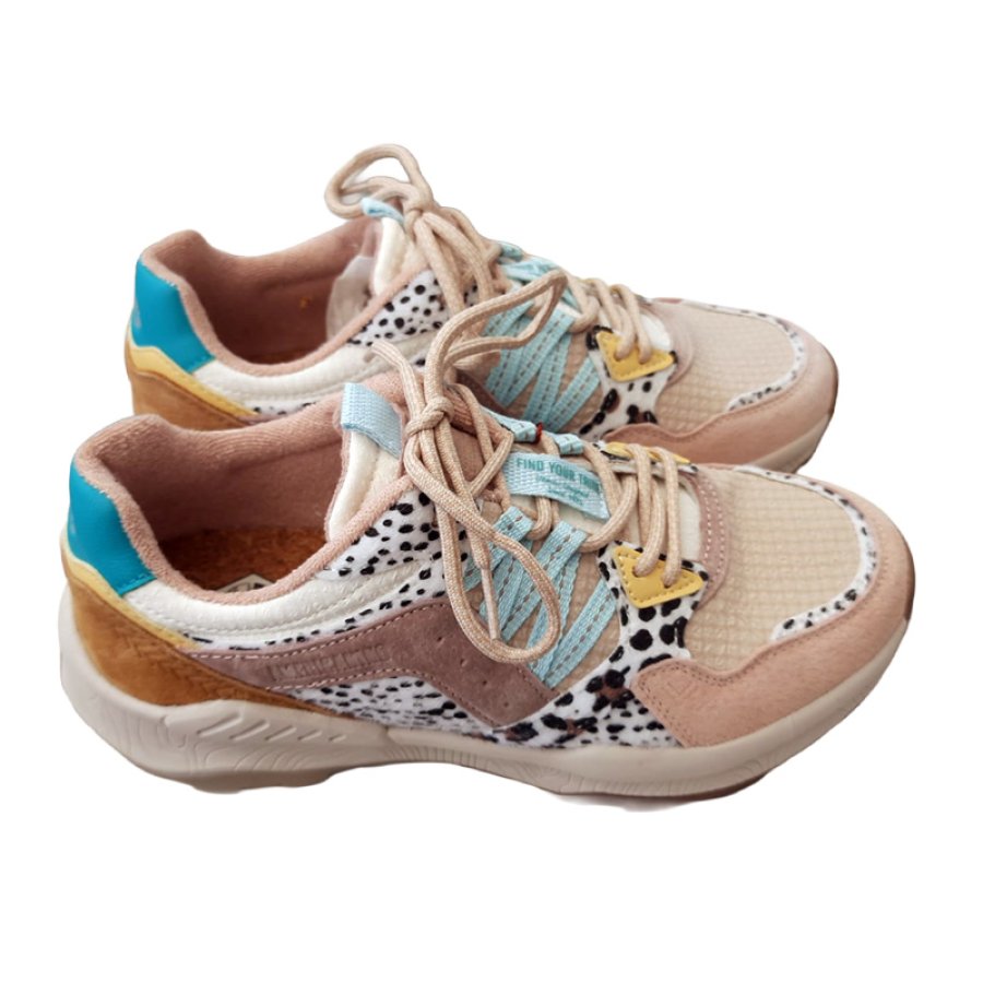 Americanino Sneaker Quarz/Leopard in Tessuto e Camoscio vista alternativa