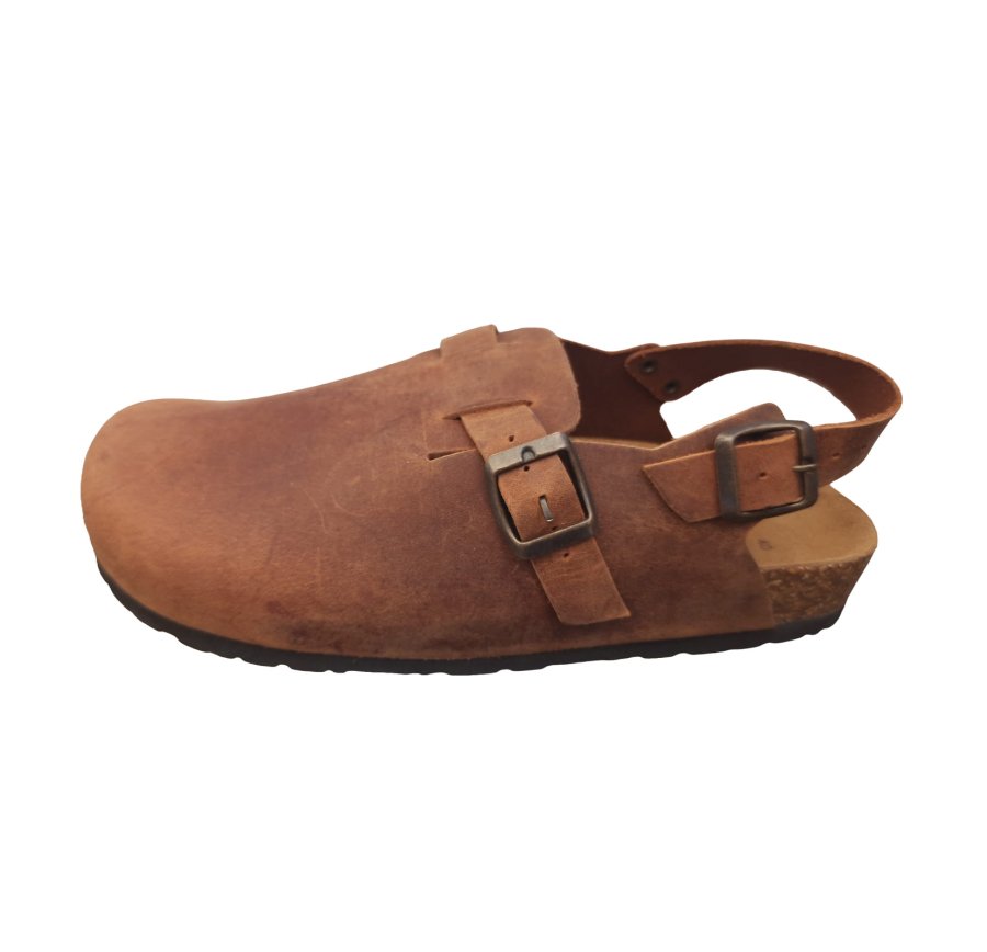 Giada Collection Sabot Taupe in Camoscio