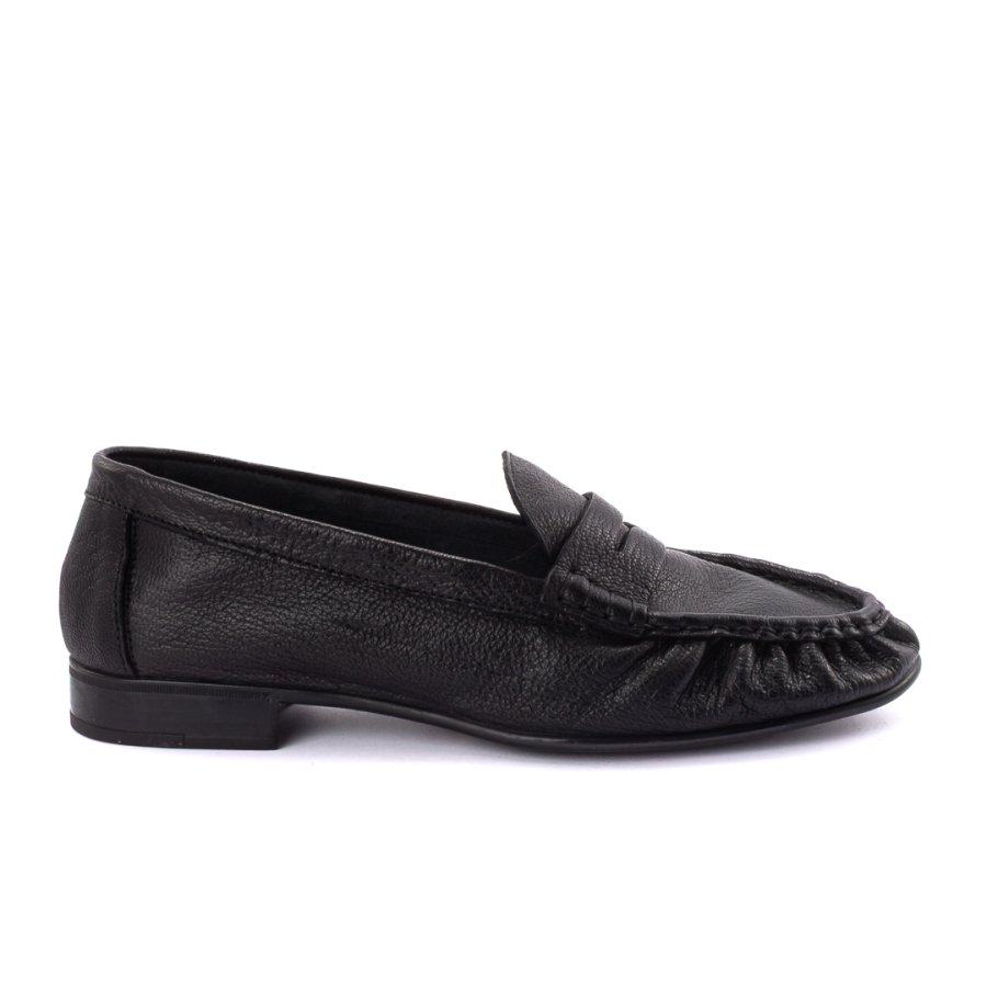 Latika Mocassino Nero in Pelle